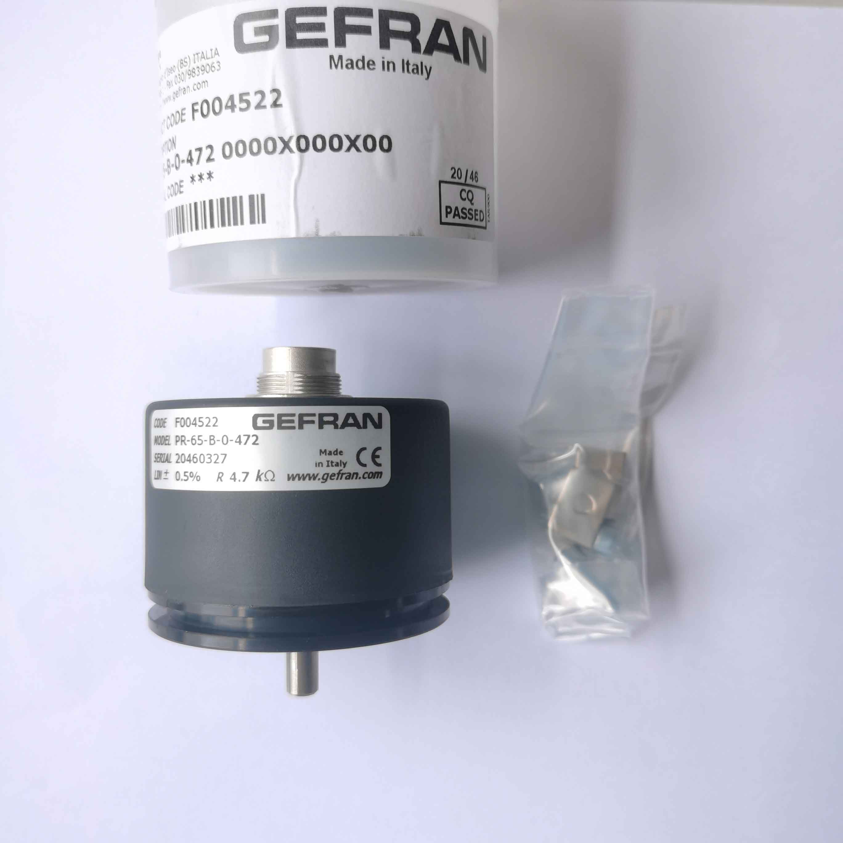 意大利GEFRAN PR-65-B-0-472 角度传感器 杰佛伦